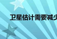 卫星估计需要减少保护区内的森林砍伐