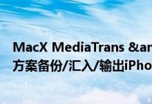 MacX MediaTrans &amp;#8211; 最佳iTunes替代方案备份/汇入/输出iPhone资料最容易