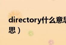 directory什么意思中文（directory什么意思）