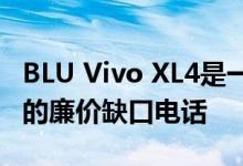 BLU Vivo XL4是一款与TMobile和ATT兼容的廉价缺口电话