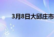 3月8日大邱庄市场镀锌管午后价格稳