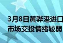 3月8日黄骅港进口铁矿全天价格下跌10-25。市场交投情绪较弱