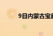 9日内蒙古宝鑫特钢废钢上调50